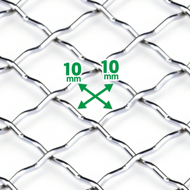 GREEN LIFE Replacement Grill Net for Hibachi Barbecue BBQ W35×D21cm