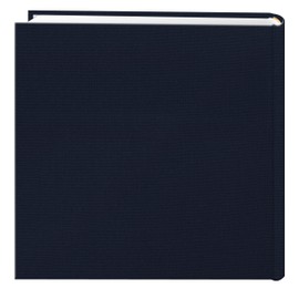 Fabric Frame Cover Photo Album 200 Pockets Hold 4x6 Photos, Royal Navy