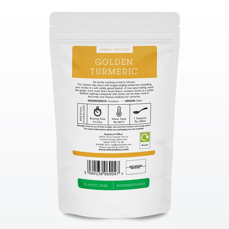 Golden Turmeric Premium Loose Leaf Herbal Tea - Chiswick Tea