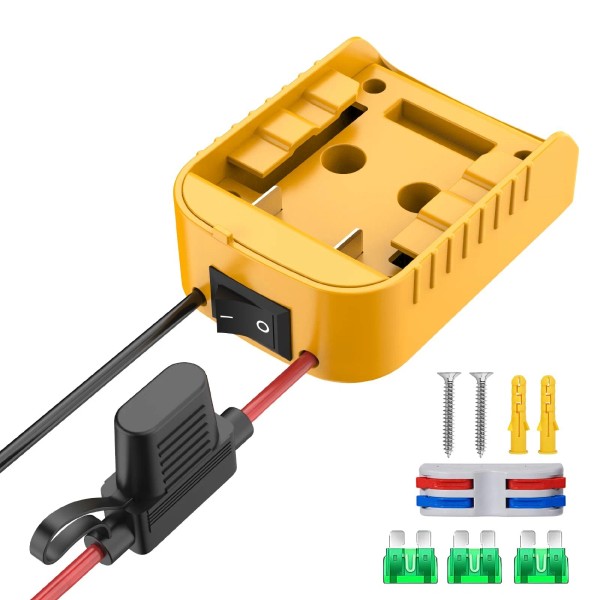 Azocek Power Wheel Adapter for Dewalt 20V Battery Power Wheel