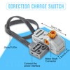Zylopa 9pcs Technic-Motor Power-Function Kit IR-Receiver-Remote-Control AA Battery-Box-Switch-Light-Extension-Cord