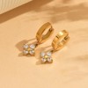Gweqou Dangle Earrings for Women 18K Gold Plated Delicately Designed