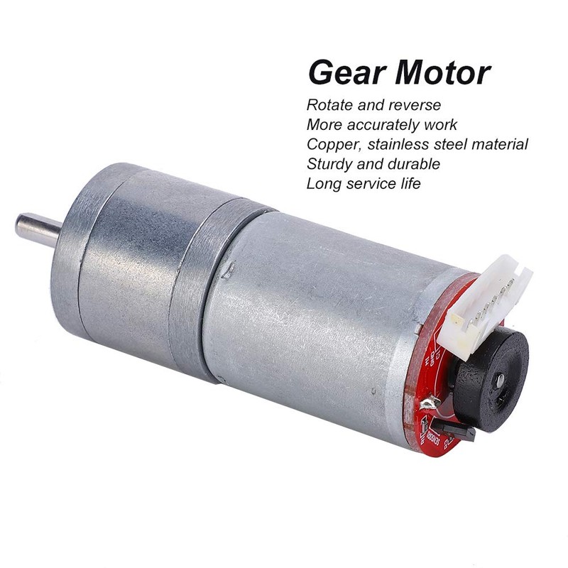 Gear Motor DC 12V, Stainless Steel High Torque Speed Reduction