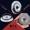 Quick Release Nut Rustproof Clamping Nut M14 Pack of 2