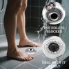 Pack of 4 Drain Strainer Shower, 7.5 cm Hair Strainer