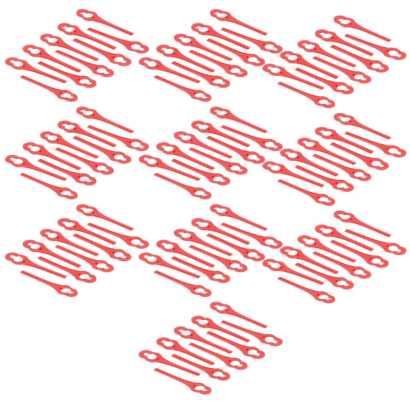 100pcs Replacement Grass Trimmer Blades Lawn Mower Head Cutting Blades