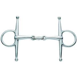 Sprinklers 4190612556 French Full Cheek Snaffle, Stainless Steel 56