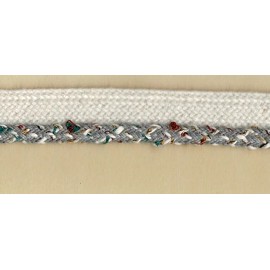 Unbranded 5 Yards 1/8" Trim with Lip in Medium Gray, Multicolor 27707