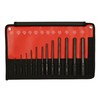 Mayhew Tools 62254 Pilot Punch, 12-Piece Set, Black Oxide Finish