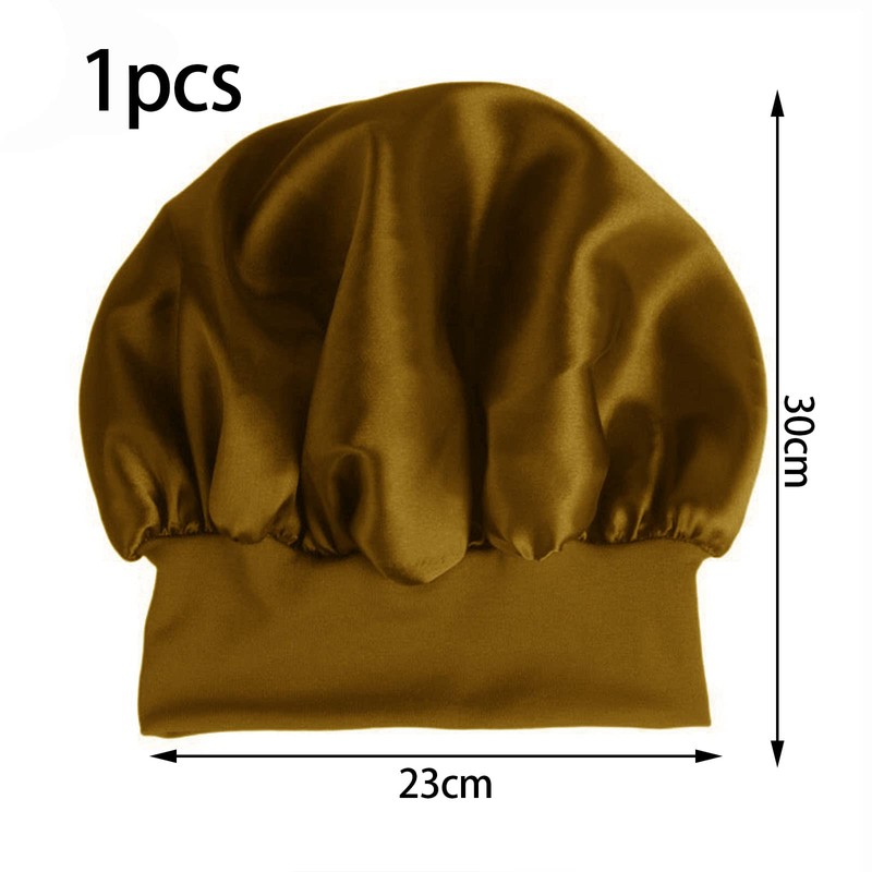 Silk Bonnet Sleeping Cap, Satin Hair Cap, Bonnet, Sleep Cap,