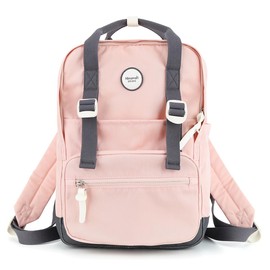 himawari Laptop Backpack for Women, 14.9 Inch,Large Capacity College Bookbag for School, Waterproof Casual Daypack for Travel-1088-03#Light Pink, 1088-03#light Pink, Regular, Solid Color