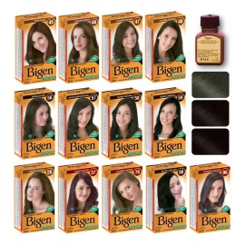 Tinte Bigen En Polvo Permanente · Elige Tus Tonos Favoritos