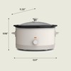 bella 6.0 Qt Manual Slow Cooker, EverGood™ Ceramic Nonstick Coating,