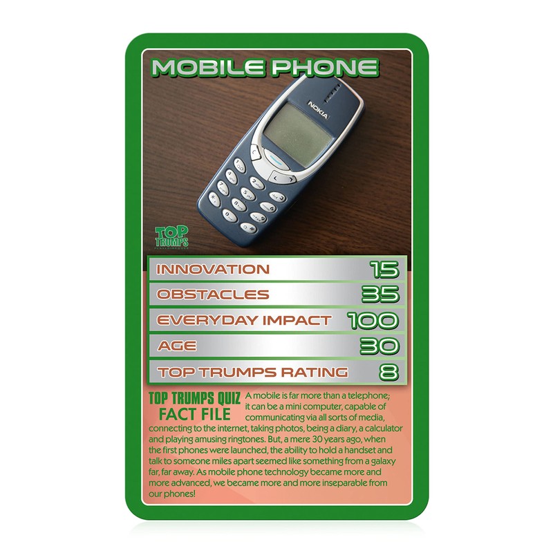 STEM: Terrific Technology Top Trumps Card Game