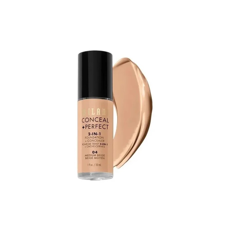 Milani Conceal + perfect 2-in-1 Foundation + concealer 04 Medium