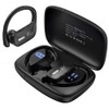 MetaTronics Wireless Bluetooth Earbuds with Microphone & EarHooks Portable Charging