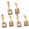 BTD140, Carbon Brushes Suitable For M-ki-a Cordless Impact Driver 6Pcs