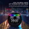 Round Ball Speaker Clock Dynamic Speaker Alarm Clock Intelligent Clock