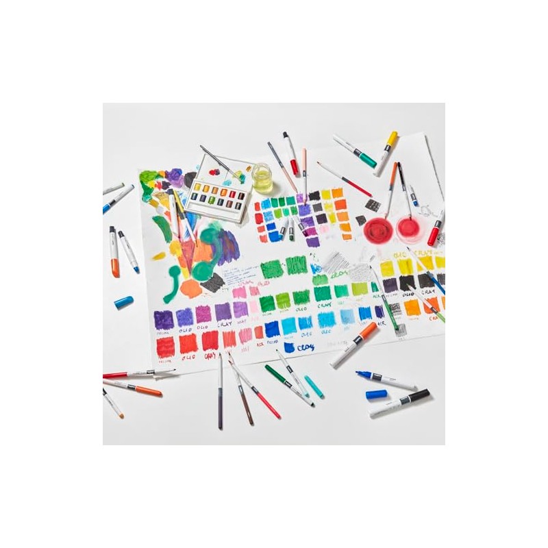 CARIOCA Colori Plus Prism Fibre Tip Pen with High-Quality Fibre
