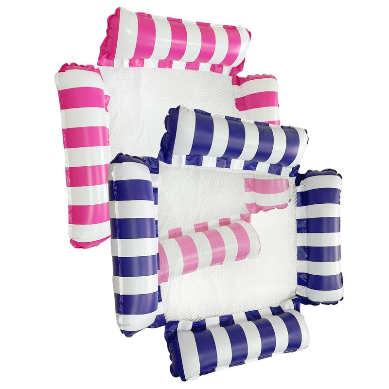 Meegoo Floaties for Adults, 2 Pack Pool Hammock Chair with
