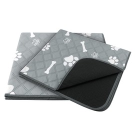 Plutus Pet Washable Pee Pads for Dogs, 1 Pack, Non-Slip Dog Pads with Heavy Absorbency, Reusable Training Pads, Waterproof Mat for Whelping, Playpen, Crate, Kennel and Outdoors, 72”x 72”