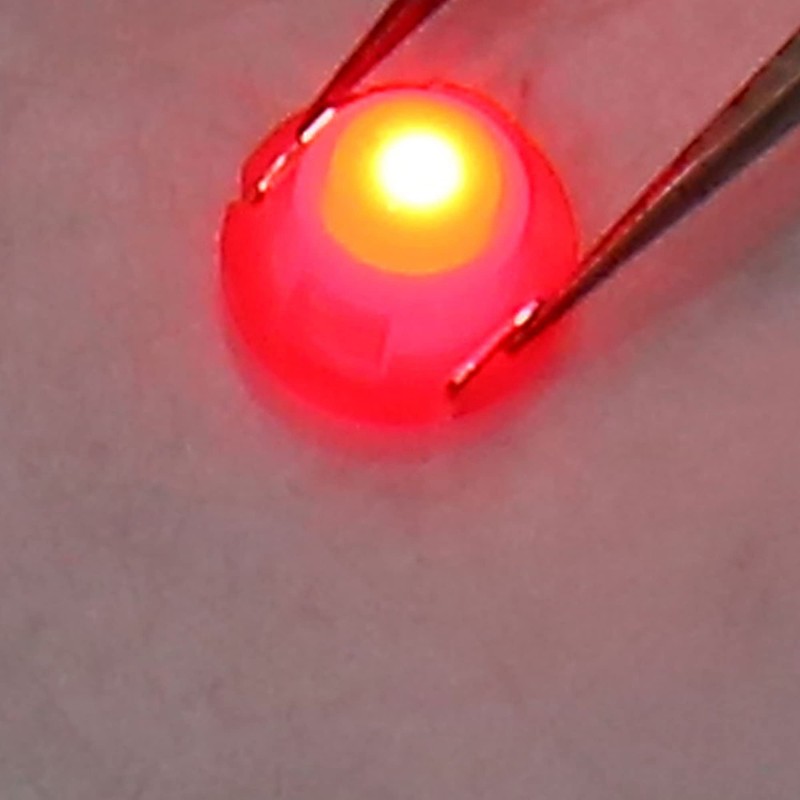 uxcell 10Pcs T4.7 Red LED Instrument Panel Gauge Lamp Light