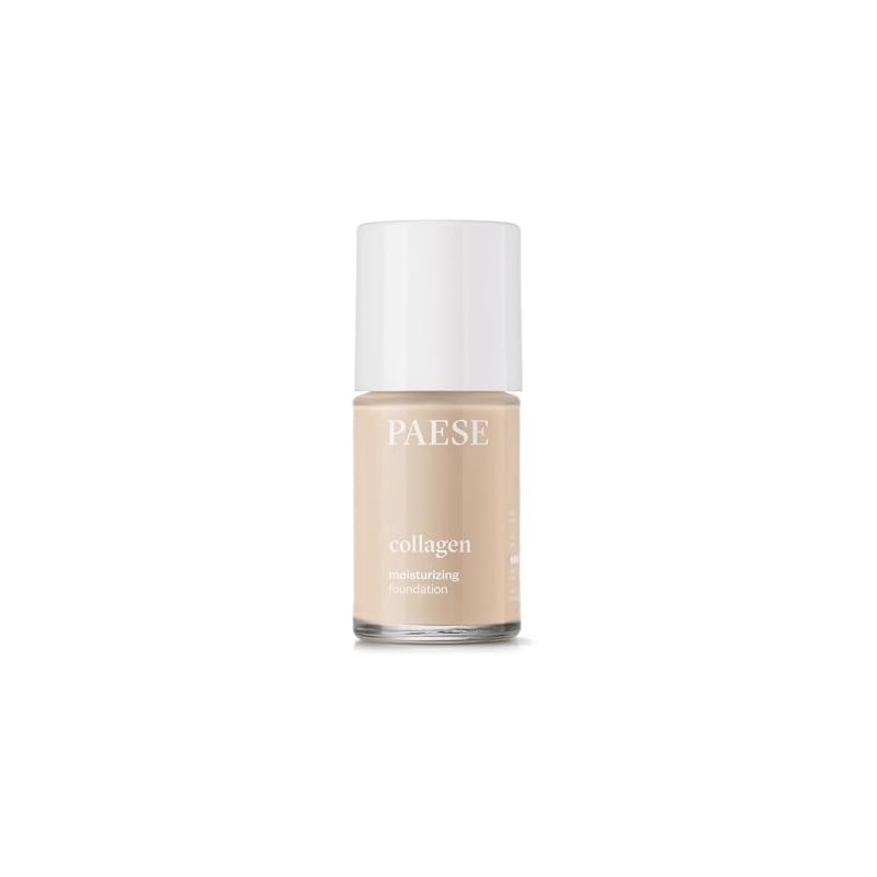 Paese Cosmetics 301C Nude Collagen Moisturizing Foundation, Medium Coverage, with