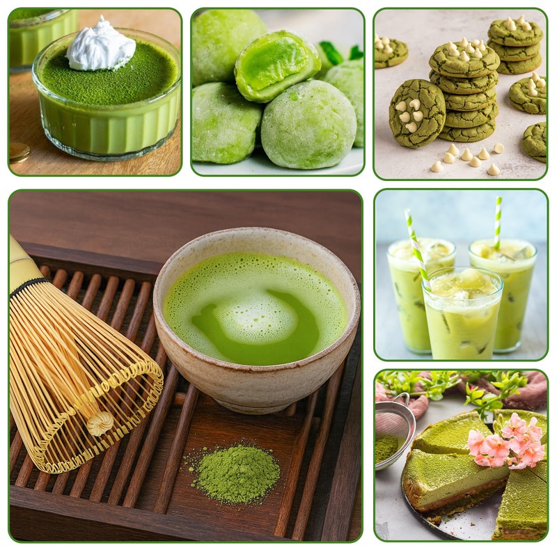 Alyvisun Set da 2 Fruste Matcha in Bambù con 76