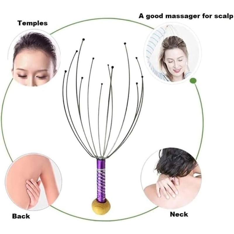 Scalp Massagers, Head Massager Scalp Hair Growth Scratcher for Deep