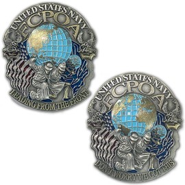 US Navy FCPOA First Class Petty Officer Association Veteran Collectible Challange Coin