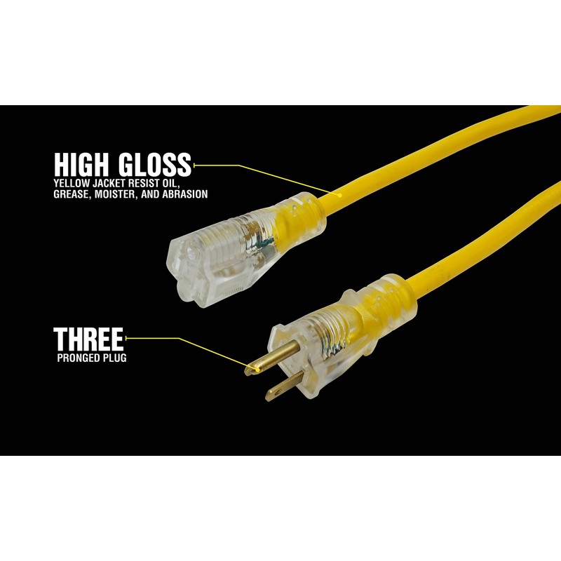 Southwire Yellow Jacket Heavy Duty Extension Cord - Outdoor Power