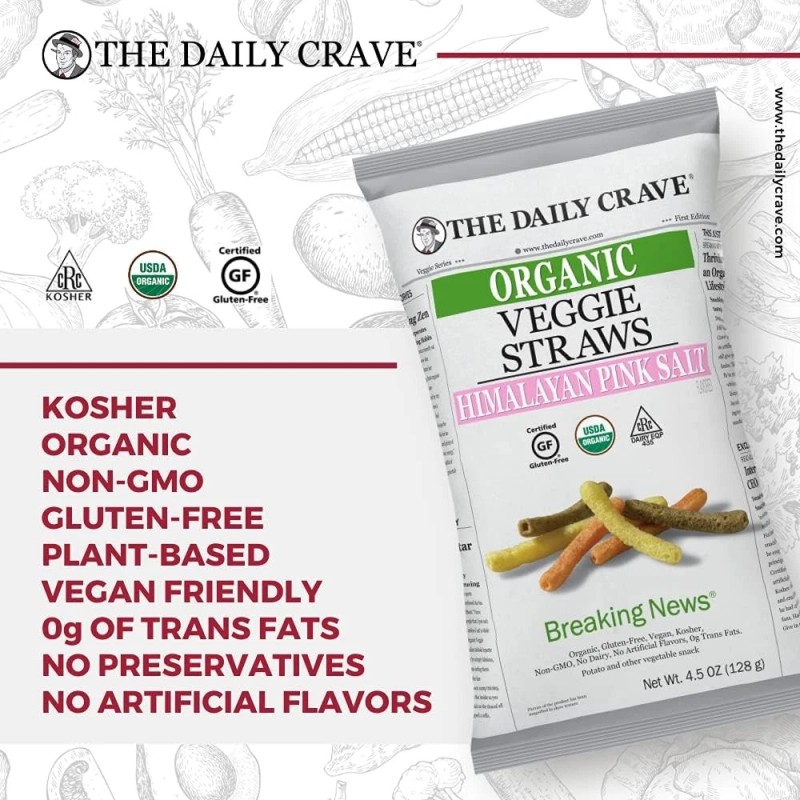The Daily Crave Strawberry Veggie 4.5 oz (Pack of 8)