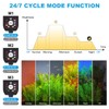 SEAOURA 24/7 Mode Led Aquarium Light for Plants Growth- Sunrise