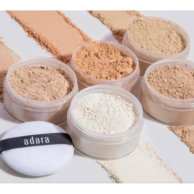 Polvo Fijador Adara Traslucido con color (Medium, 18g)