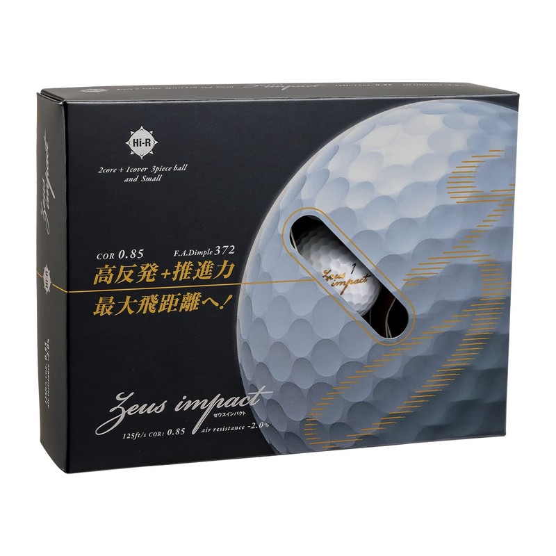 Kasco Zeus Impact 3 Golf Balls, White