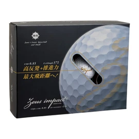 Kasco Zeus Impact 3 Golf Balls, White