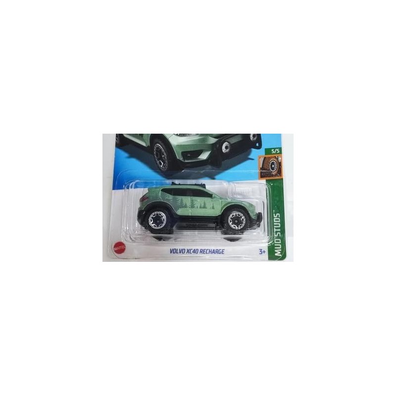 Hot Wheels Volvo XC40 Recharge (Green) 2023 Mud Studs, HKG55