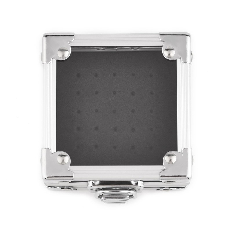 KADS Aluminum Nail Drill Bit Holder Storage Box 25 Holes