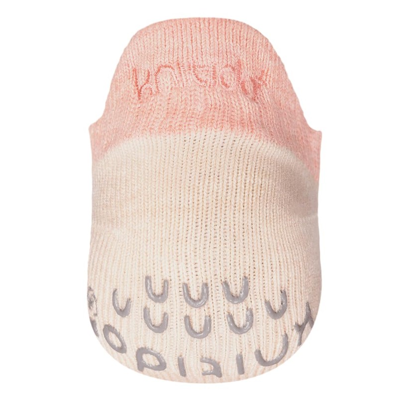 Knitido + Kokoro Pilates Yoga Dance Grip Toe Socks, Carnation