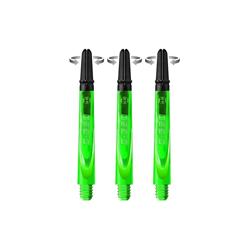 Harrows Darts Technology Carbon 360 Shafts, Rotating Carbon Top by