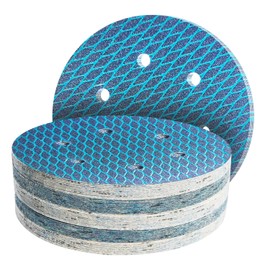 GZKTY 150mm Sanding Discs, 50 Pieces, 6 Holes, Grits 80, Diamond Shape, Reduce Blockage, for 6 Inch Orbital Sanders