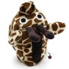Plush Pet Costume Hat with Clip on Charm – Giraffe