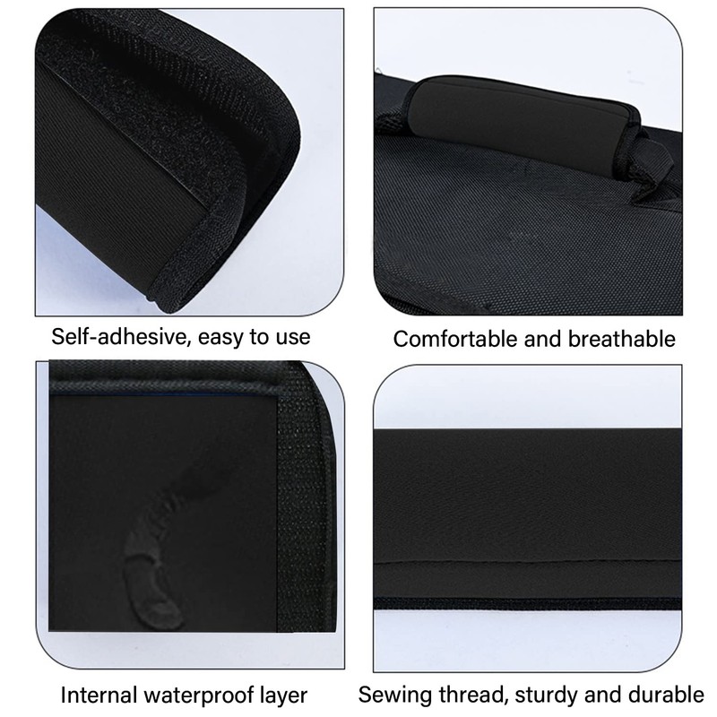 2 Pack Luggage Handle Wraps for Suitcase, Bright Color Comfort