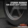 DNA MOTORING 1pcs 5.7" Rise Rubber Curb Ramp Heavy Duty