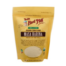 Bob's Red Mill Organic Masa Harina Flour, 24oz (Pack of 1) - Non GMO, Vegan, Kosher
