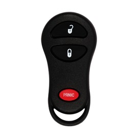 TG Auto Key Fob Replacement for 2006 2007 2008 Chrysler Crossfire Grand Voyager Town and Country with 3 Buttons 315MHz GQ43VT17T,Black