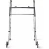 Guardian Deluxe 2-Button Folding Walker 5" Wheels 350 lbs Weight