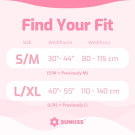 SUNKISS Masterpiece Adult Diapers with Tabs, Unisex Disposable Incontinence Briefs for Women and Men, Odor Control, Pink, Large/XLarge, Previously Large,10 Count