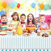 4PCS Back to School Theme Tablecloth Preschool Kindergarten Party Tablecover