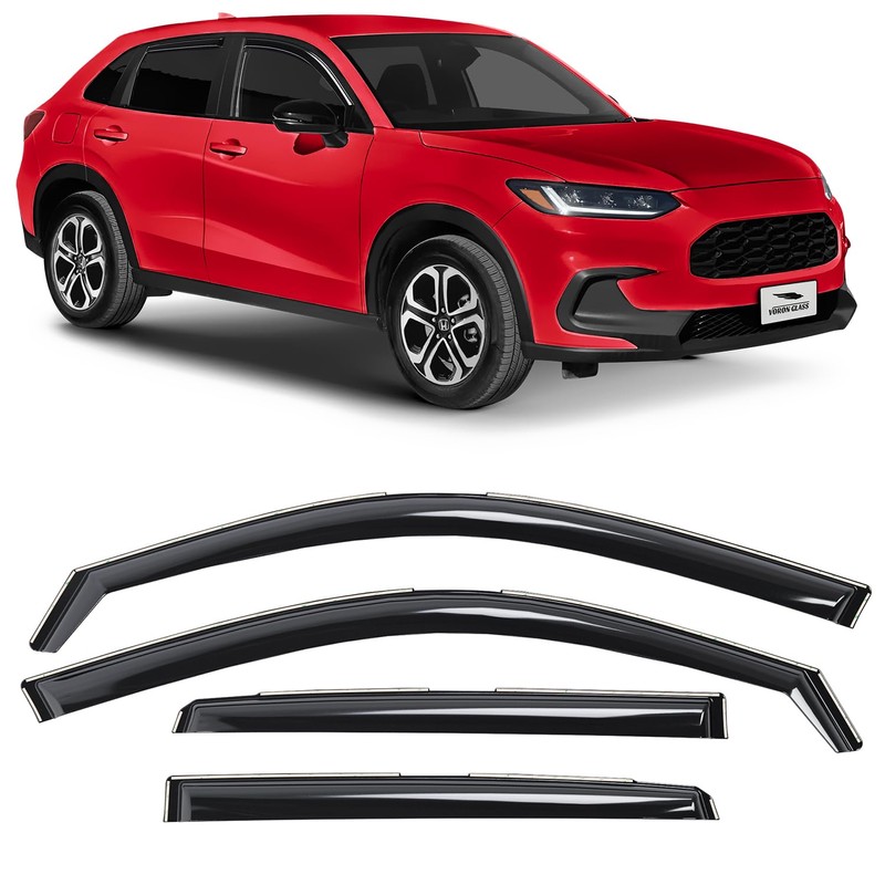 Voron Glass in-Channel Extra Durable Rain Guards for Honda HR-V